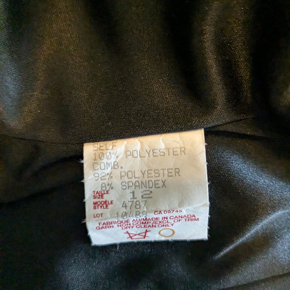 Js Collections Black And White Striped Dress Gown… - image 8